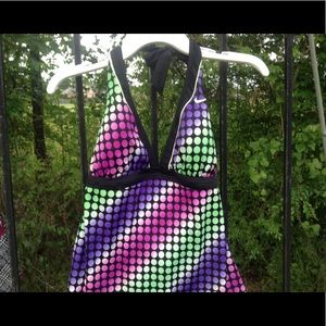 Nike halter swim top